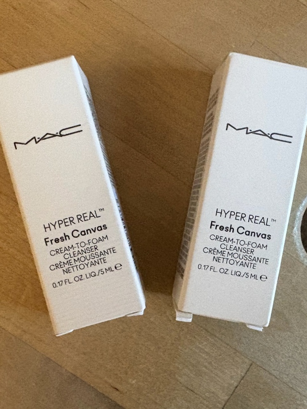 MAC Hyper Real Fresh Canvas Cleanser Mini Duo | NEW Travel Size